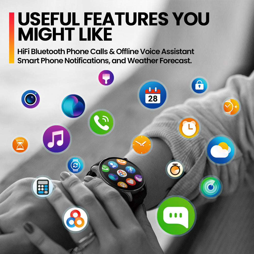 Elevate Your Lifestyle with the Smart Watch: Bluetooth Calling & Health Fitness Tracking