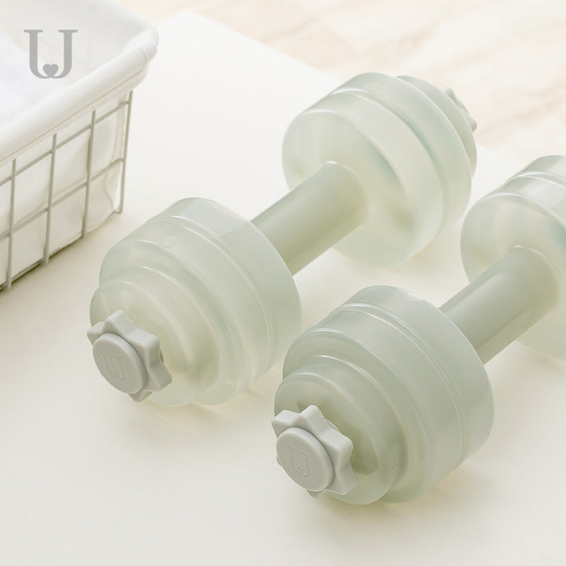 Elevate Your Home Workouts with the Fitness Water Dumbbell - Ultimate Water Injection Design for Total Body Strength!