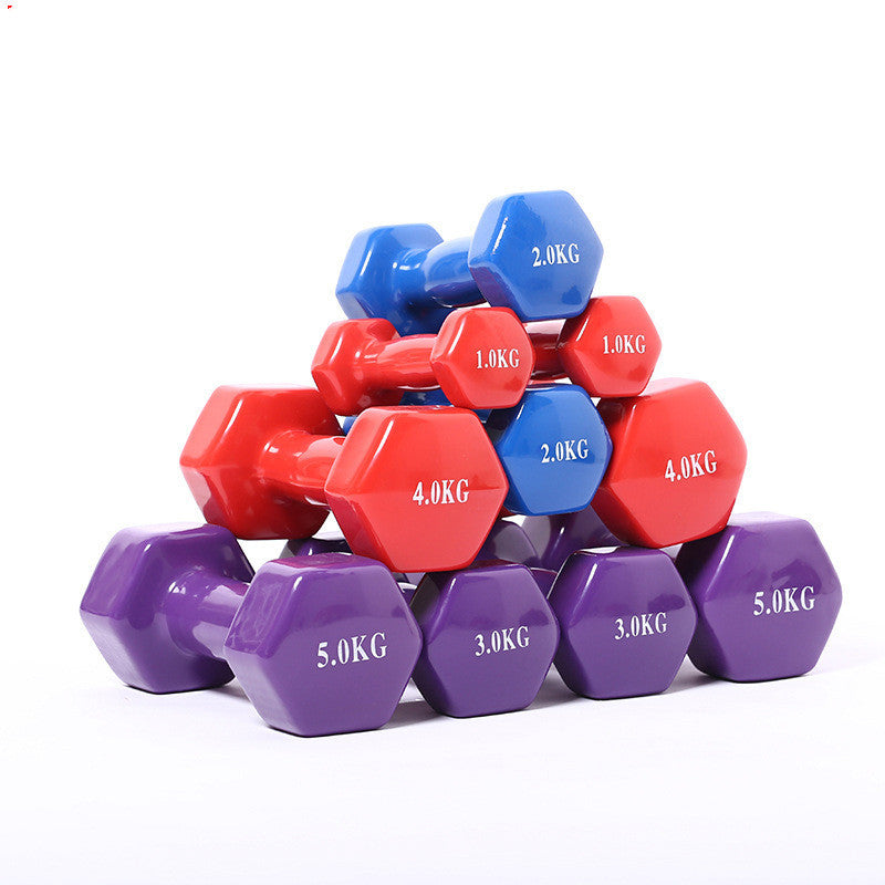 Vibrant Color-Fit Dumbbells for Every Workout!
