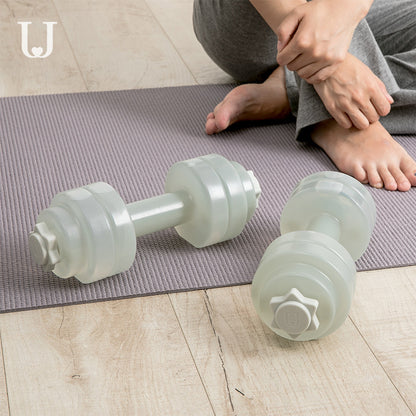 Elevate Your Home Workouts with the Fitness Water Dumbbell - Ultimate Water Injection Design for Total Body Strength!