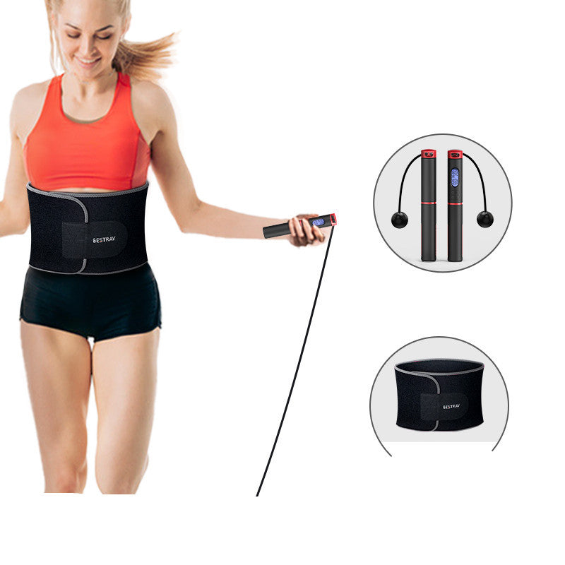Transform Your Fitness Journey with Our Ropeless Counting Skipping Rope - The Ultimate Weight Loss Tool for Women!