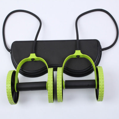 Tension Foldable Revoflex Xtreme Rally: Multifunctional Pull Rope Wheeled Abdominal Muscle Trainer for Home Fitness