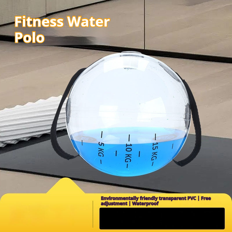 Elevate Your Workout with the Counterweight Water Bag Fitness Ball - Inflatable & Versatile!