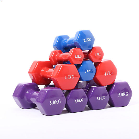 Vibrant Color-Fit Dumbbells for Every Workout!