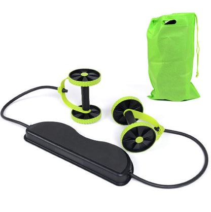 Tension Foldable Revoflex Xtreme Rally: Multifunctional Pull Rope Wheeled Abdominal Muscle Trainer for Home Fitness
