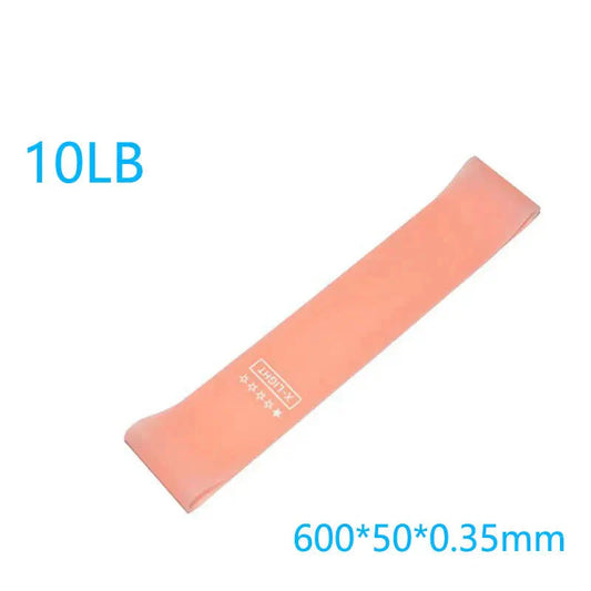 HealthyRealLife peach 10 lb loop resistance bands set for workouts 600 by 50 by 0 point 35 mm