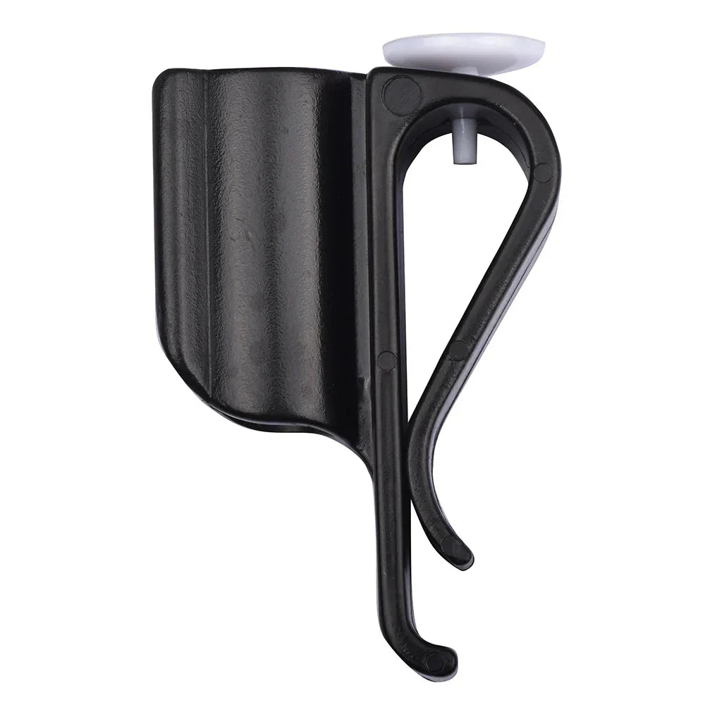 HealthyRealLife Golf club bag clips black plastic clip with white suction cup for securing golf accessories