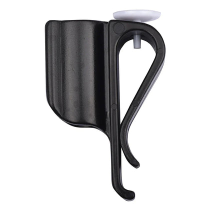 HealthyRealLife Golf club bag clips black plastic clip with white suction cup for securing golf accessories